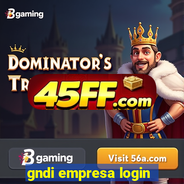 gndi empresa login